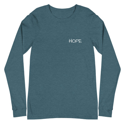 Unisex Long Sleeve HOPE Tee - This is Your Sign (balloon)