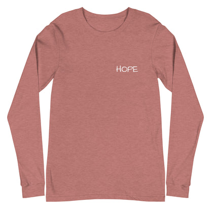 Unisex Long Sleeve HOPE Tee - This is Your Sign (balloon)