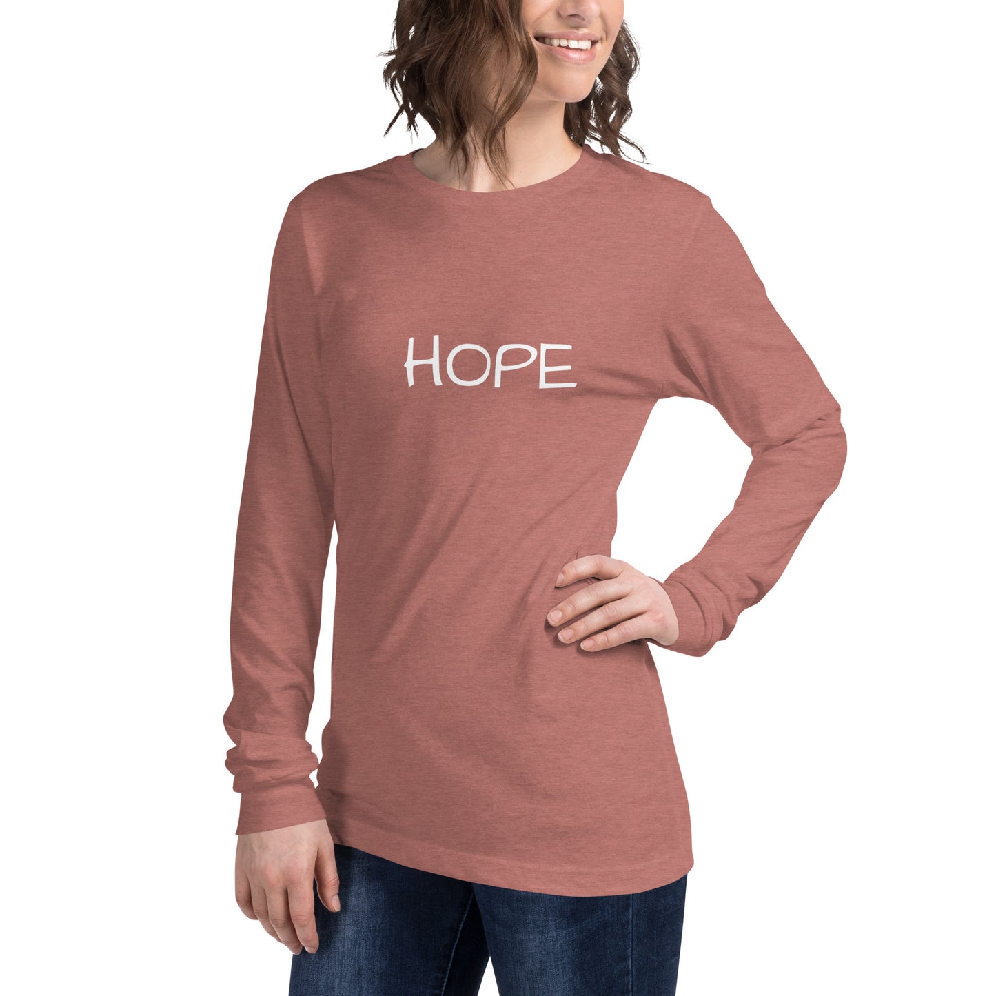 Unisex Long Sleeve Hope Tee (w/out balloon)