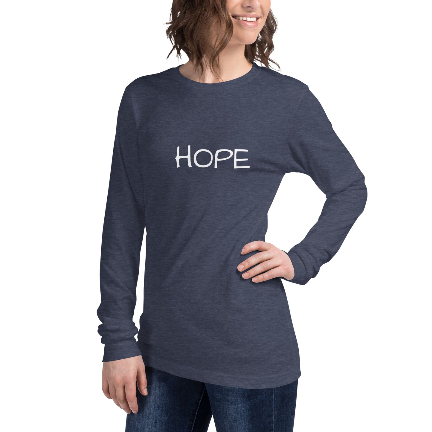 Unisex Long Sleeve Hope Tee (w/out balloon)