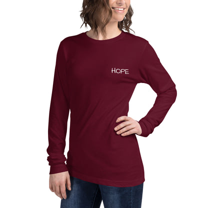 Unisex Long Sleeve HOPE Tee - This is Your Sign (balloon)