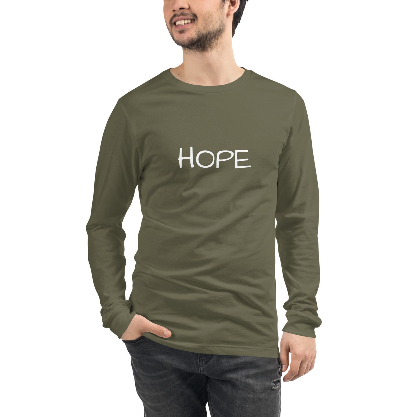 Unisex Long Sleeve Hope Tee (w/out balloon)