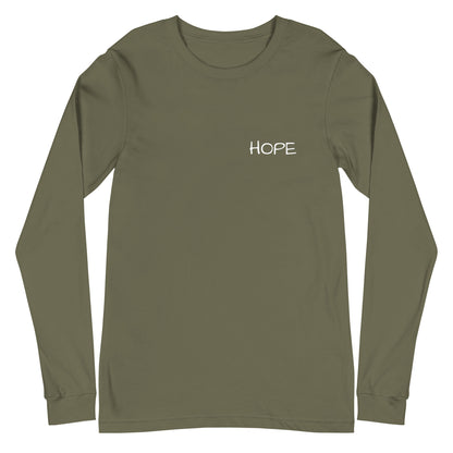 Unisex Long Sleeve HOPE Tee - This is Your Sign (balloon)