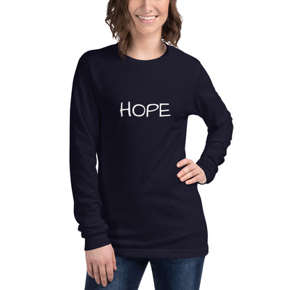 Unisex Long Sleeve Hope Tee (w/out balloon)