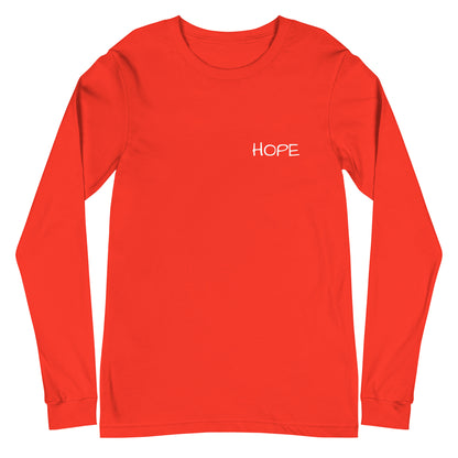 Unisex Long Sleeve HOPE Tee - This is Your Sign (balloon)