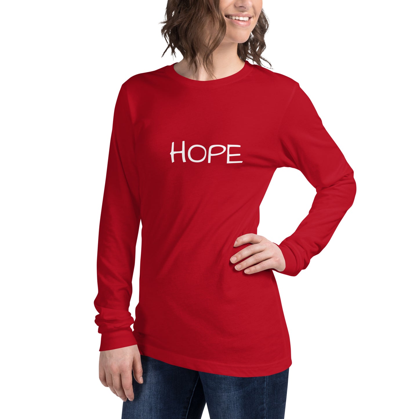 Unisex Long Sleeve Hope Tee (w/out balloon)