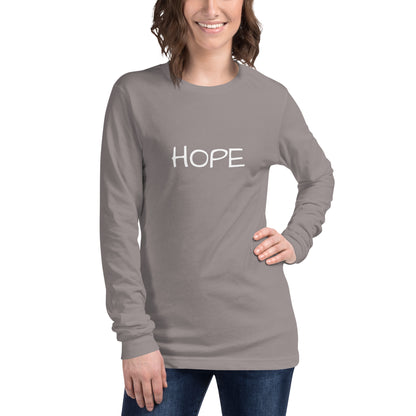 Unisex Long Sleeve Hope Tee (w/out balloon)