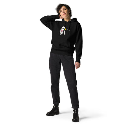 Boo Book Unisex Hoodie (small graphic w/white font)