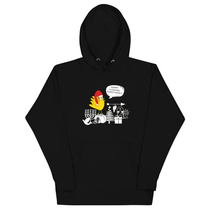 Happy Flocking Everything Unisex Hoodie