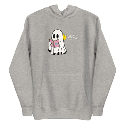 Boo Book Unisex Hoodie (small graphic w/white font)