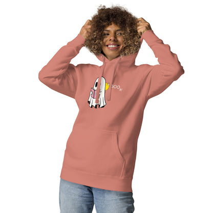 Boo Book Unisex Hoodie (small graphic w/white font)