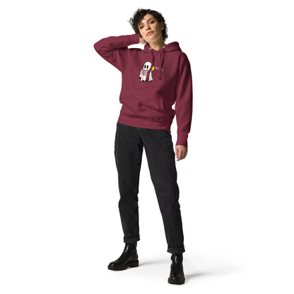 Boo Book Unisex Hoodie (small graphic w/white font)