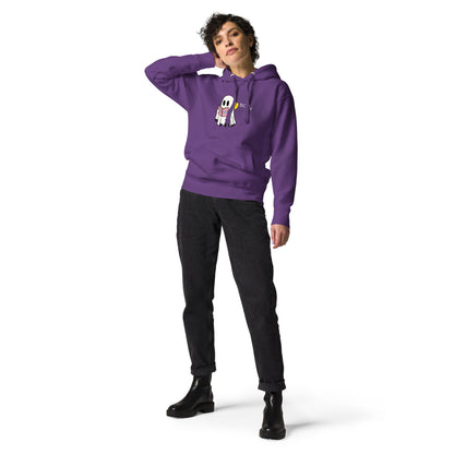 Boo Book Unisex Hoodie (small graphic w/white font)