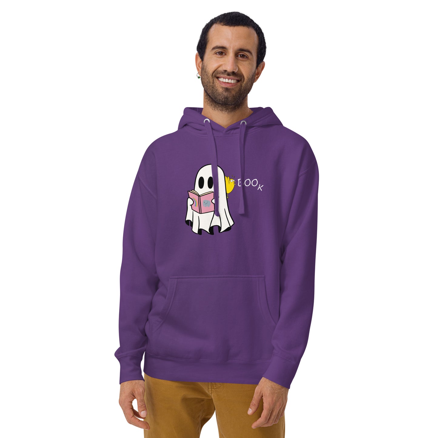 Boo Book Unisex Hoodie (small graphic w/white font)