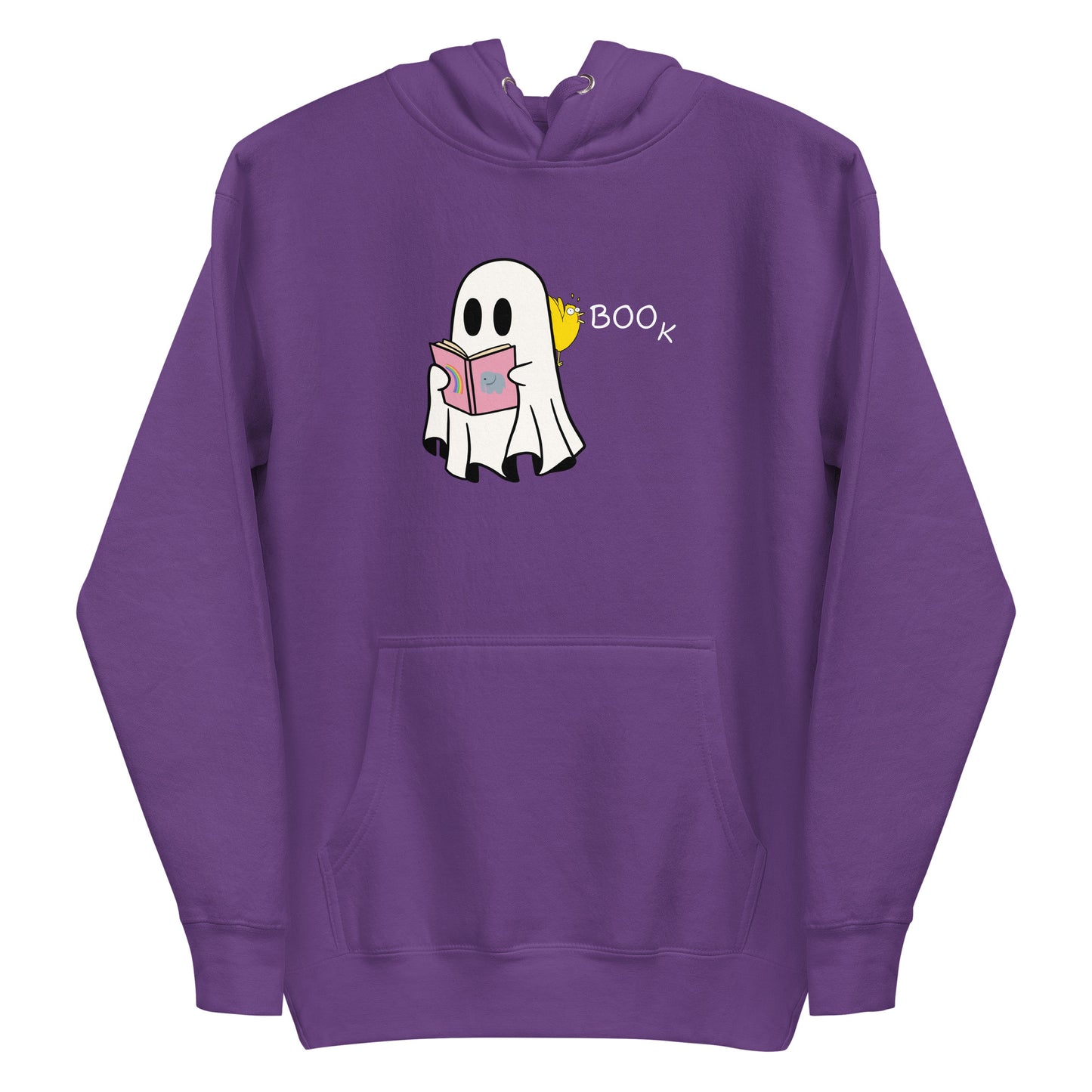 Boo Book Unisex Hoodie (small graphic w/white font)