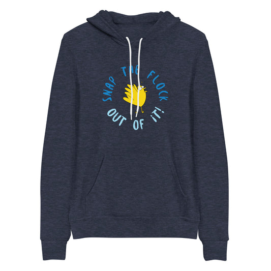 Snap the flock out of it! Unisex hoodie