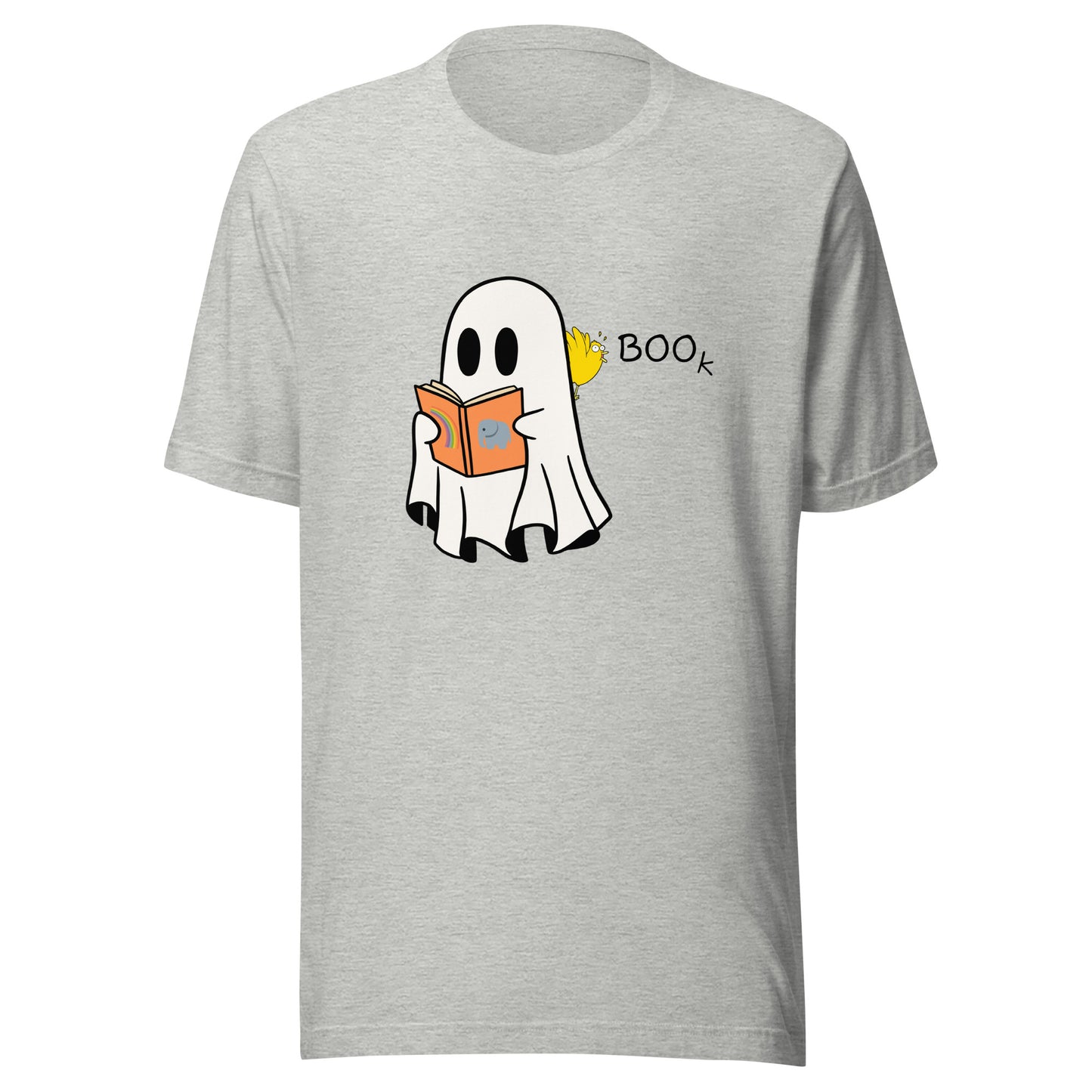 Boo Book Halloween Special Unisex t-shirt (black font)