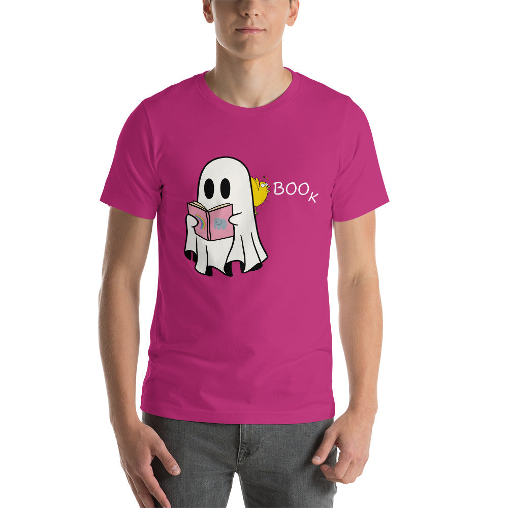 Boo Book Halloween Special Unisex t-shirt (medium/large graphic w/white font)