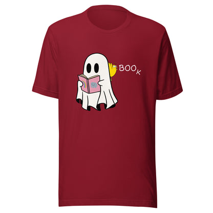 Boo Book Halloween Special Unisex t-shirt (medium/large graphic w/white font)