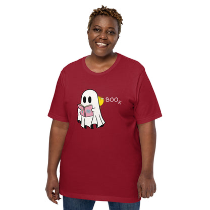 Boo Book Halloween Special Unisex t-shirt (medium/large graphic w/white font)