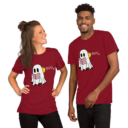 Boo Book Halloween Special Unisex t-shirt (medium/large graphic w/white font)