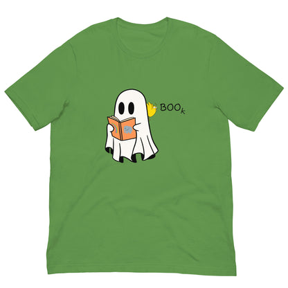 Boo Book Halloween Special Unisex t-shirt (black font)