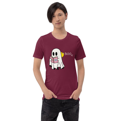 Boo Book Halloween Special Unisex t-shirt (medium/large graphic w/white font)