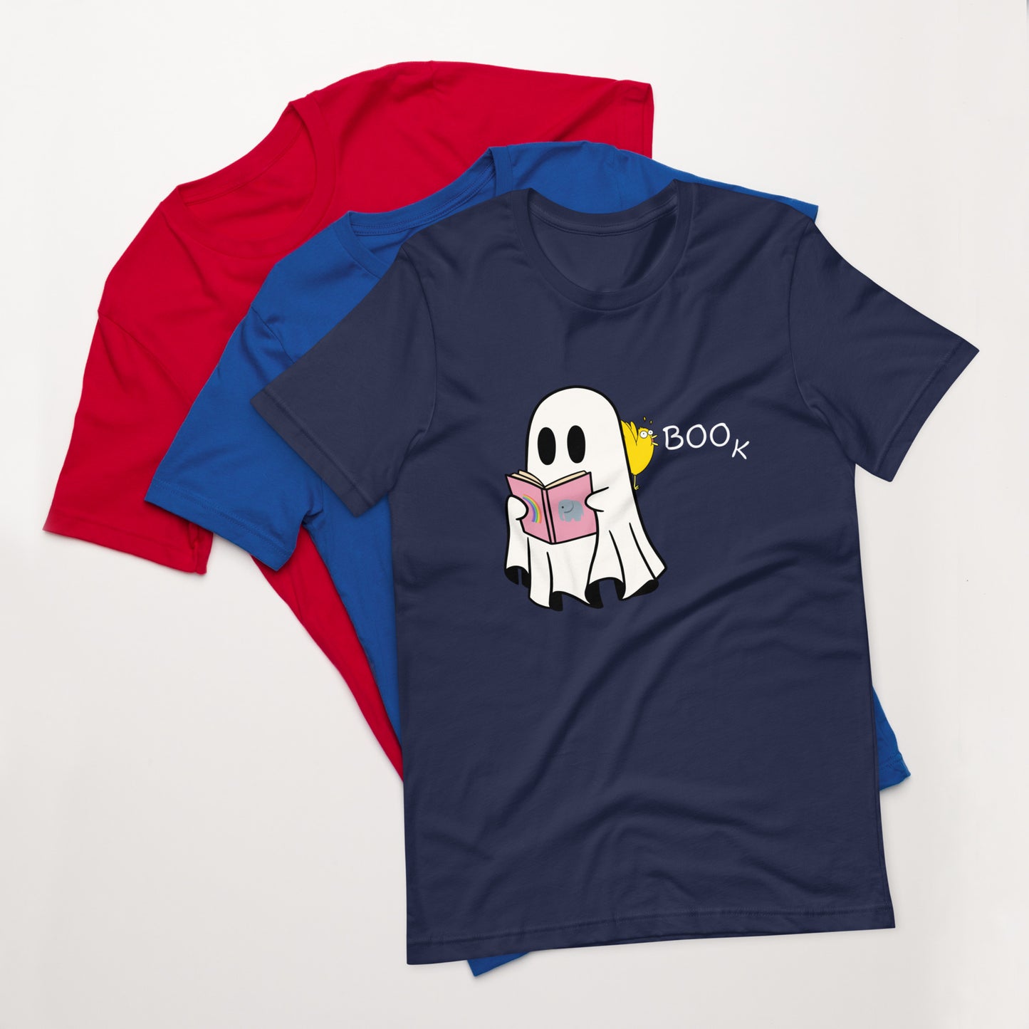 Boo Book Halloween Special Unisex t-shirt (medium/large graphic w/white font)