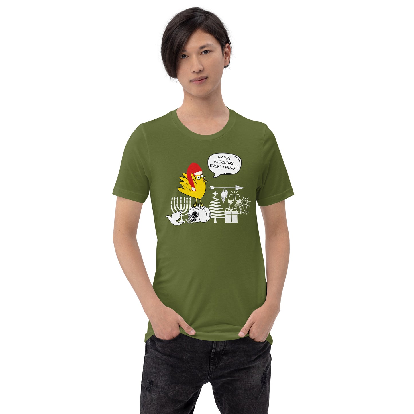 Happy Flocking Everything Unisex t-shirt