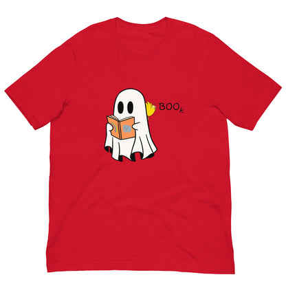 Boo Book Halloween Special Unisex t-shirt (black font)