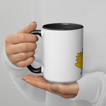 Snap the flock out of it! Mug with Color Inside