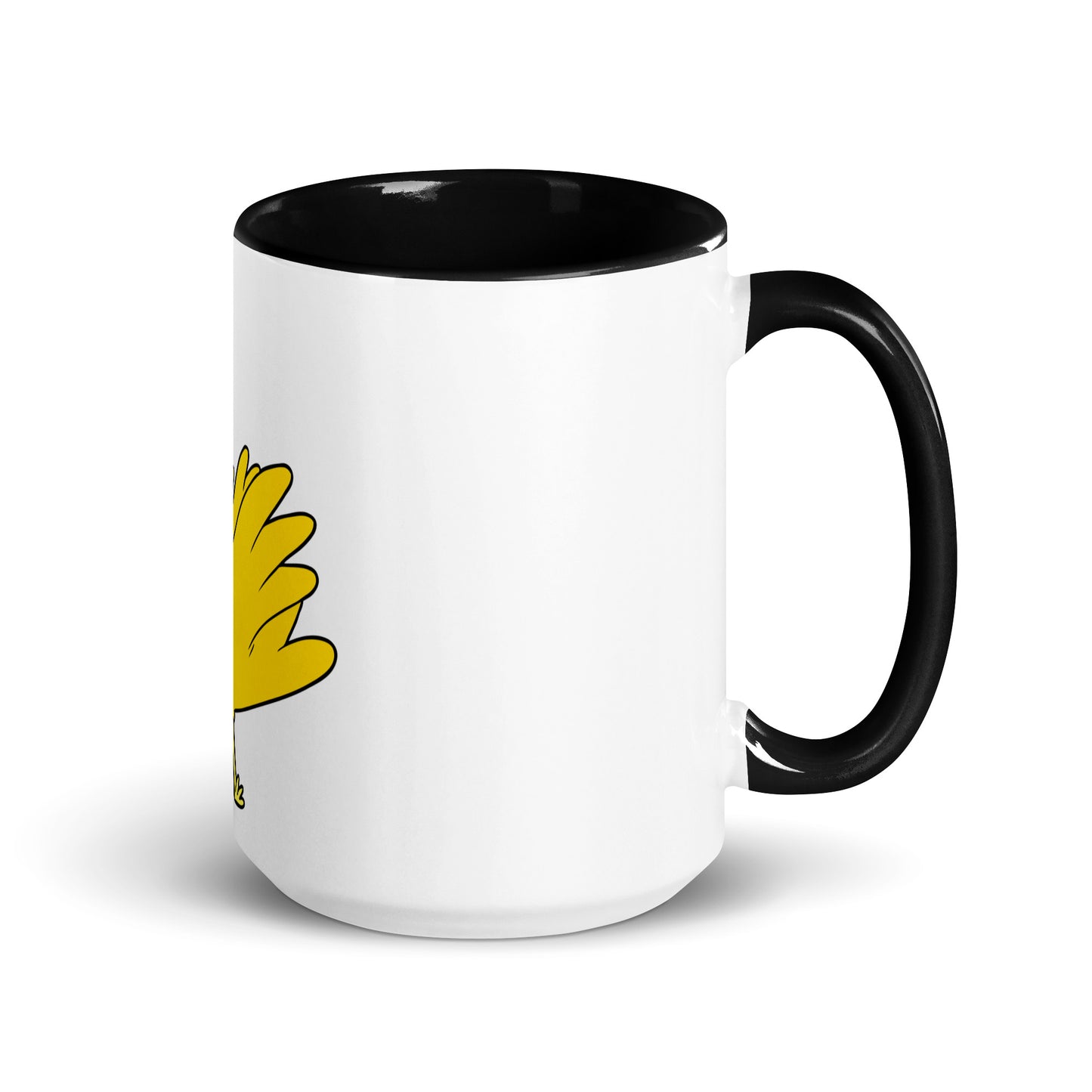 Flock Off till this coffee is gone Mug with Color Inside (15 oz)