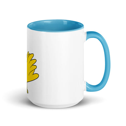 Flock Off till this coffee is gone Mug with Color Inside (15 oz)