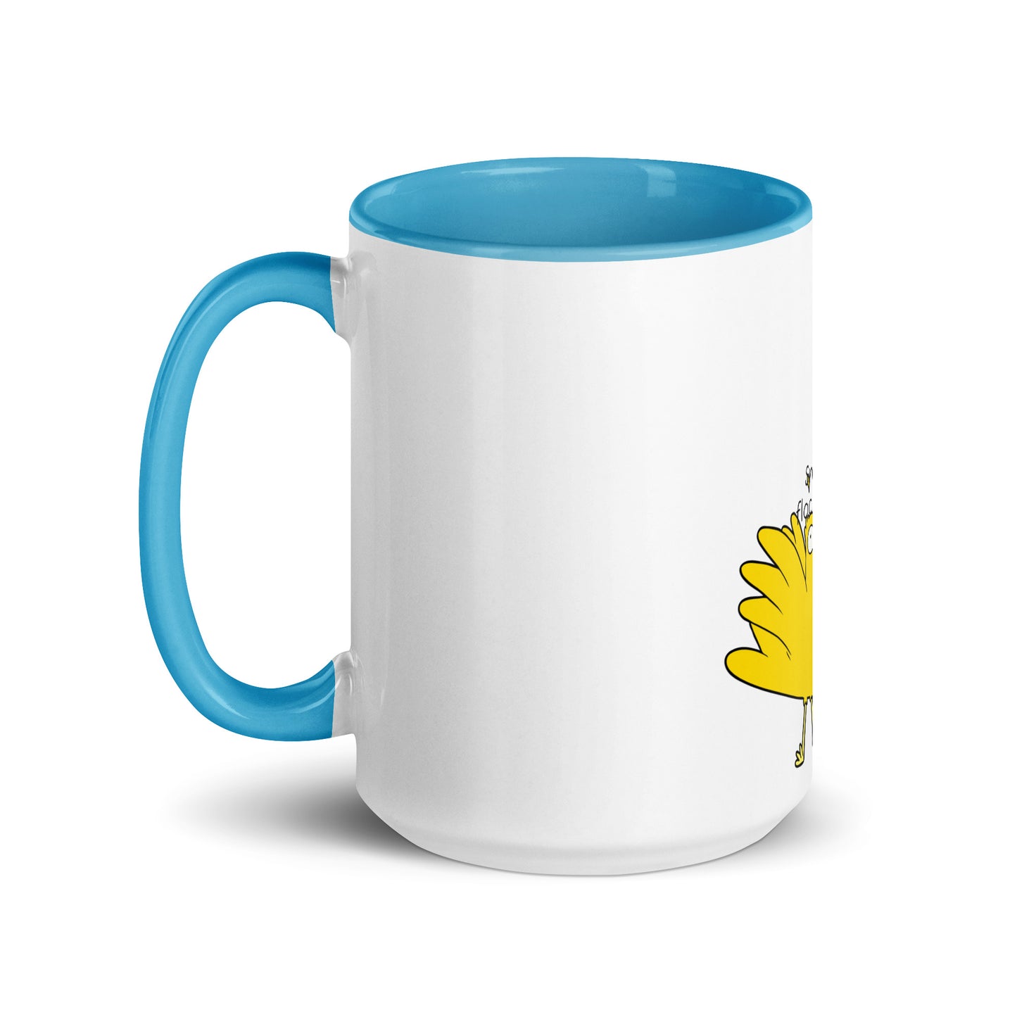 Snap the flock out of it Mug with Color Inside