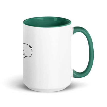 Snap the flock out of it Mug with Color Inside