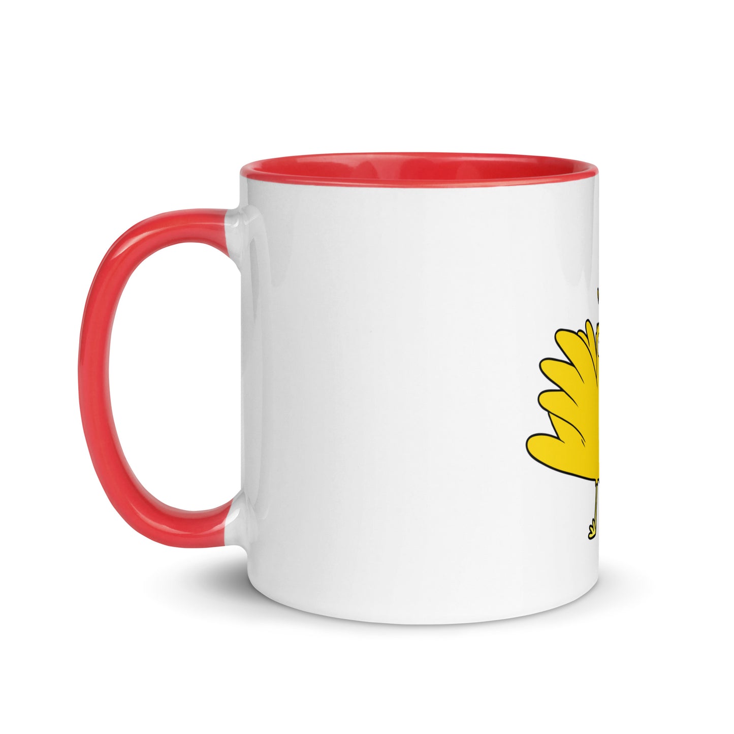 Snap the flock out of it Mug with Color Inside