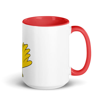 Flock Off till this coffee is gone Mug with Color Inside (15 oz)