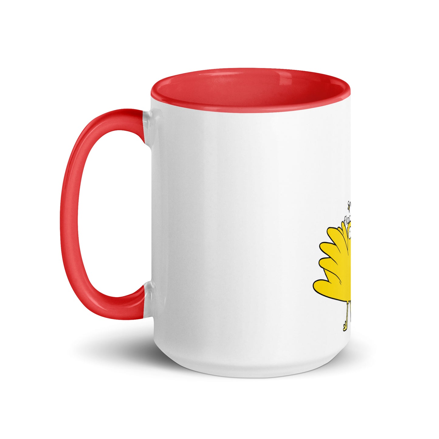 Snap the flock out of it Mug with Color Inside