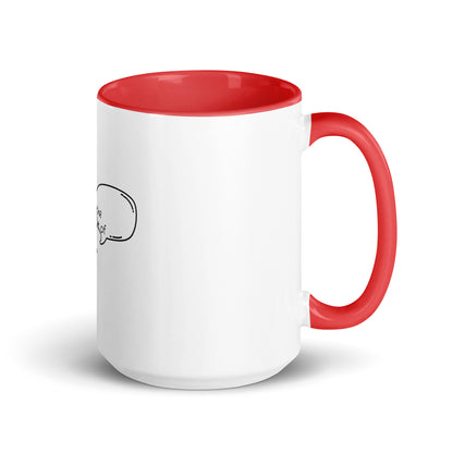 Snap the flock out of it Mug with Color Inside