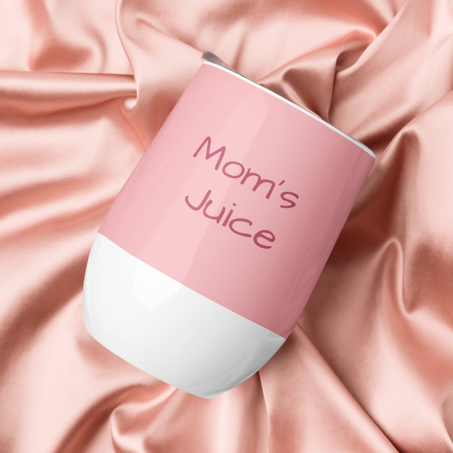 Mom's Juice Wine tumbler (solid color)