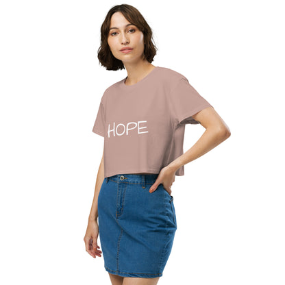 Women’s Hope crop top