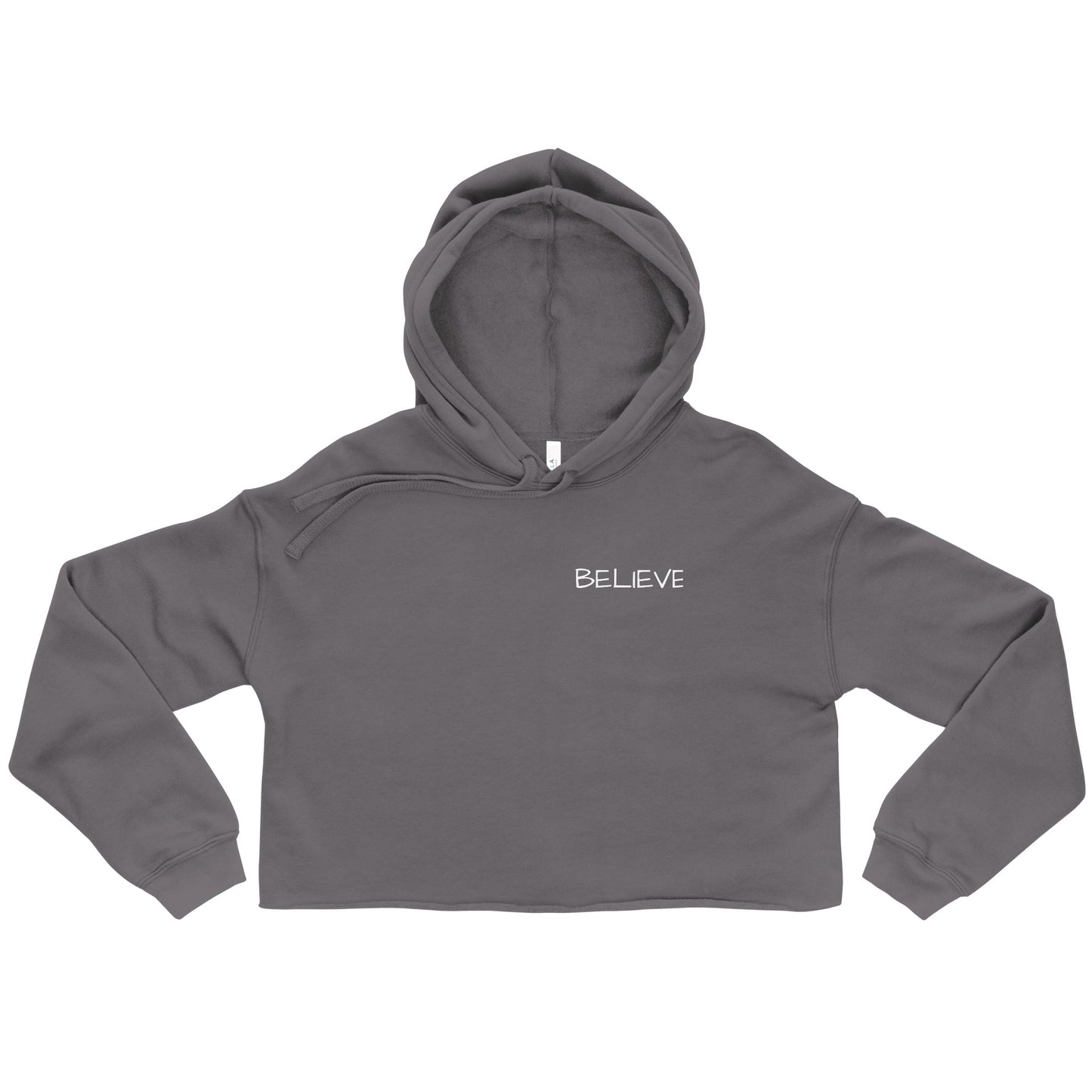 Believe Crop Hoodie